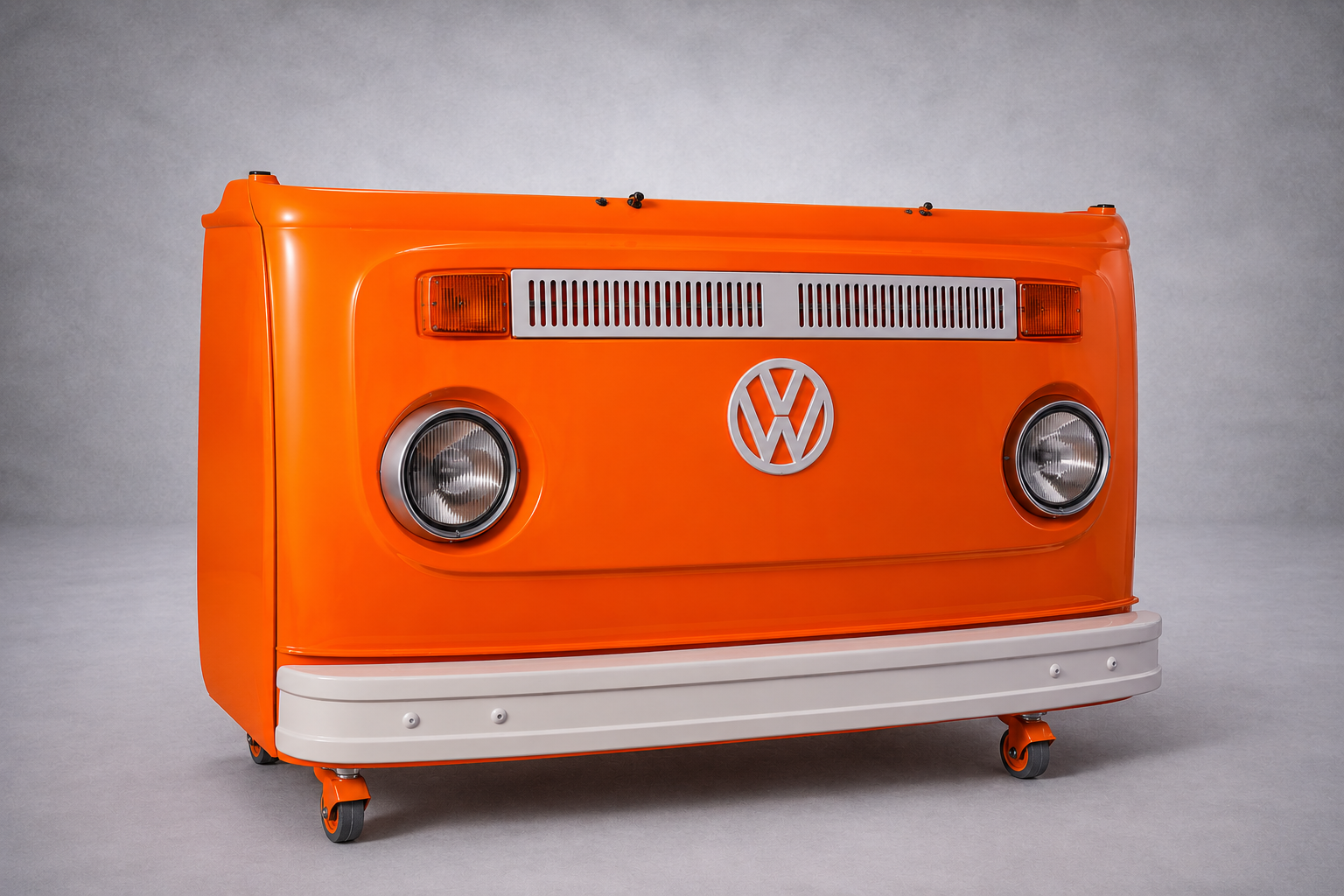 DJ Booth Volkswagen T2 oranje